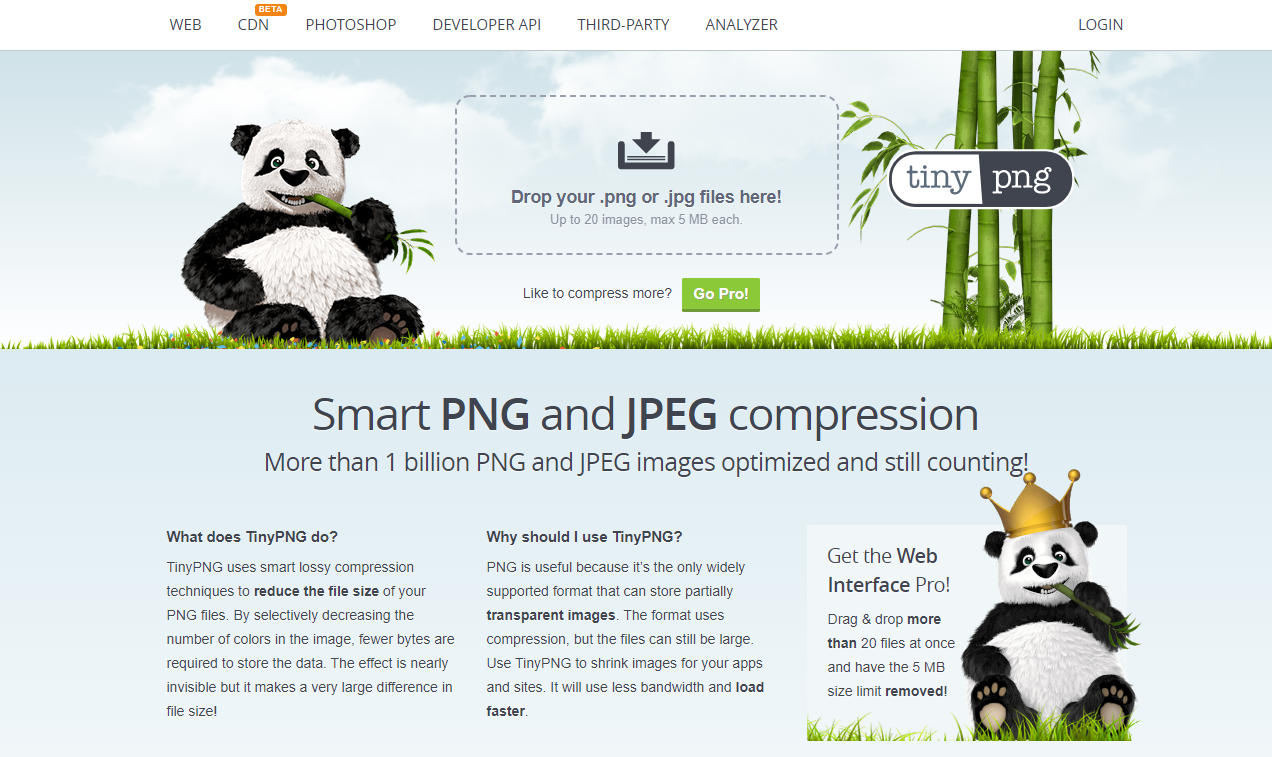 Arquivo de Panda em PNG - Páginal Inicial